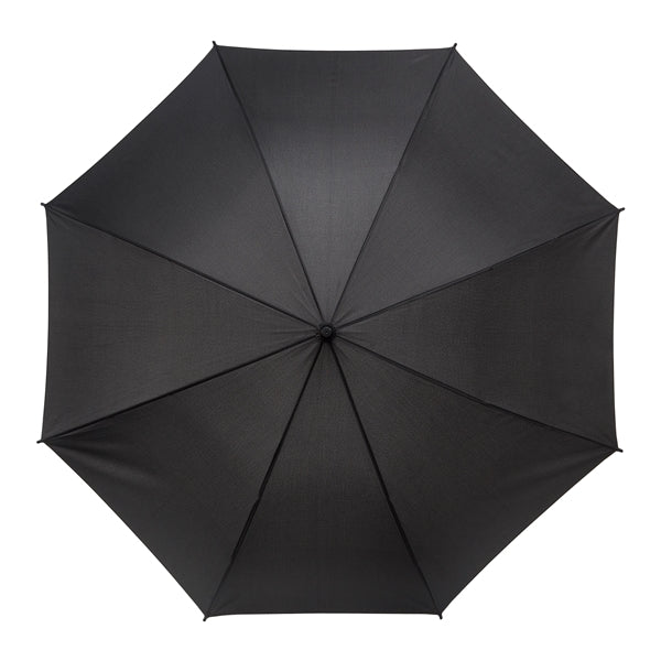 The Zeta Pro Auto Large City Walking Length Umbrella - Black