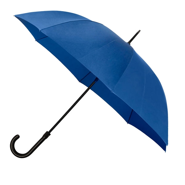 The Zeta Walking Length, PU Hook Handle Umbrella - Navy - Umbrellaworld