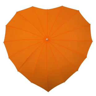 Heart Shape "The Heart" UV Walking Umbrella - Umbrellaworld