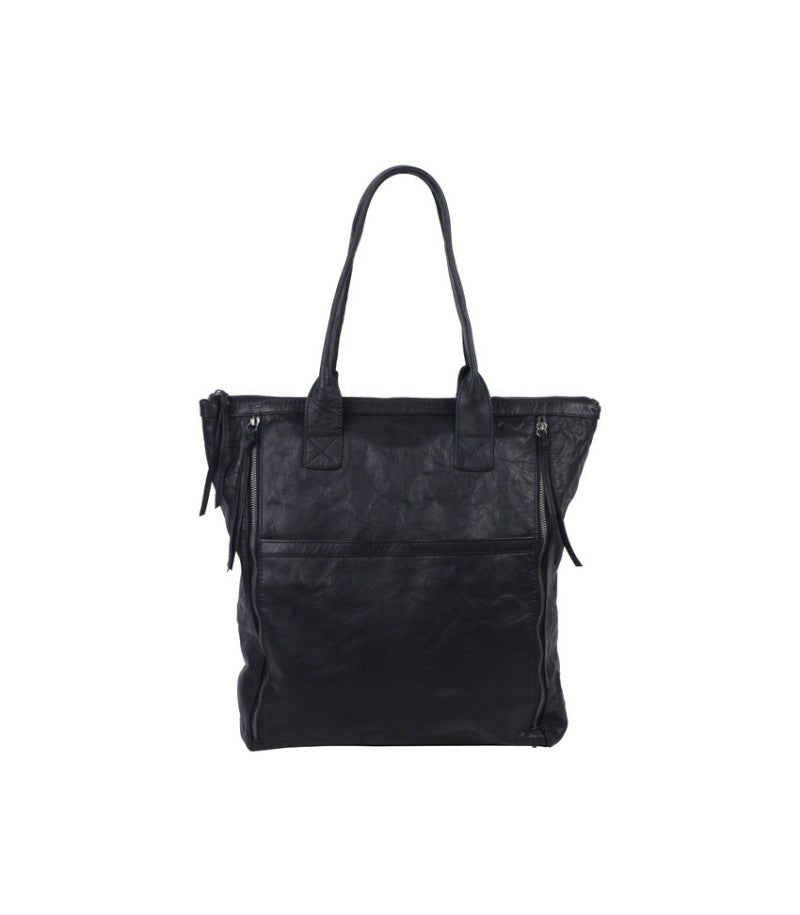 Markberg Black 'Henriette' Large Leather  Work Bag - Umbrellaworld