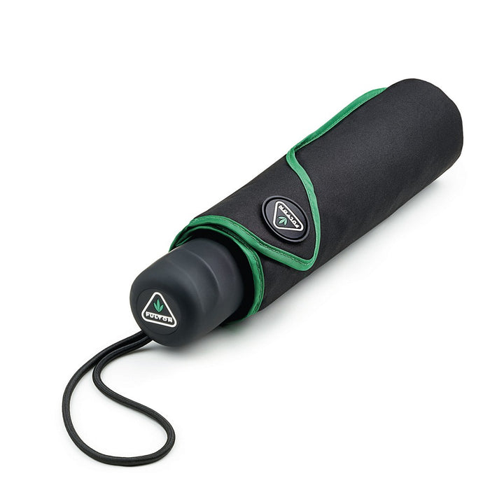 Fulton Performance 'Hurricane' Large Span Folding Umbrella - Black - Umbrellaworld