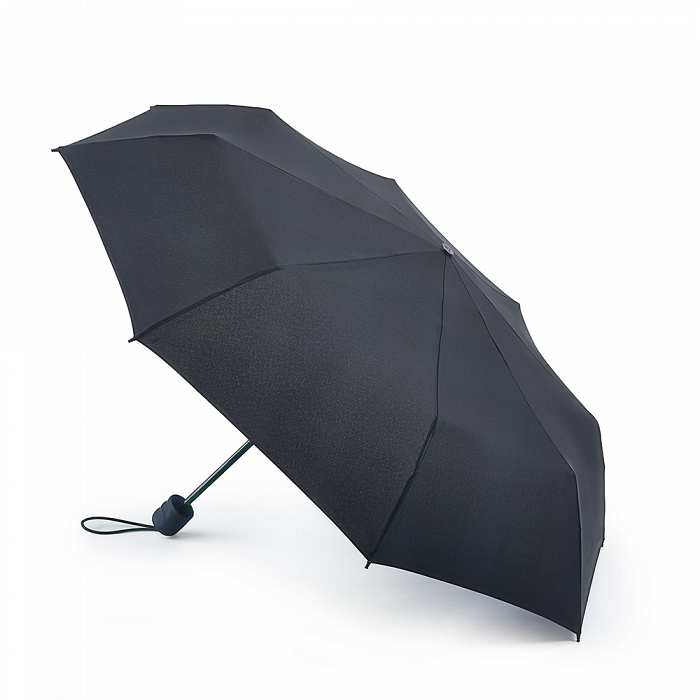 Fulton Performance 'Hurricane' Large Span Folding Umbrella - Black - Umbrellaworld
