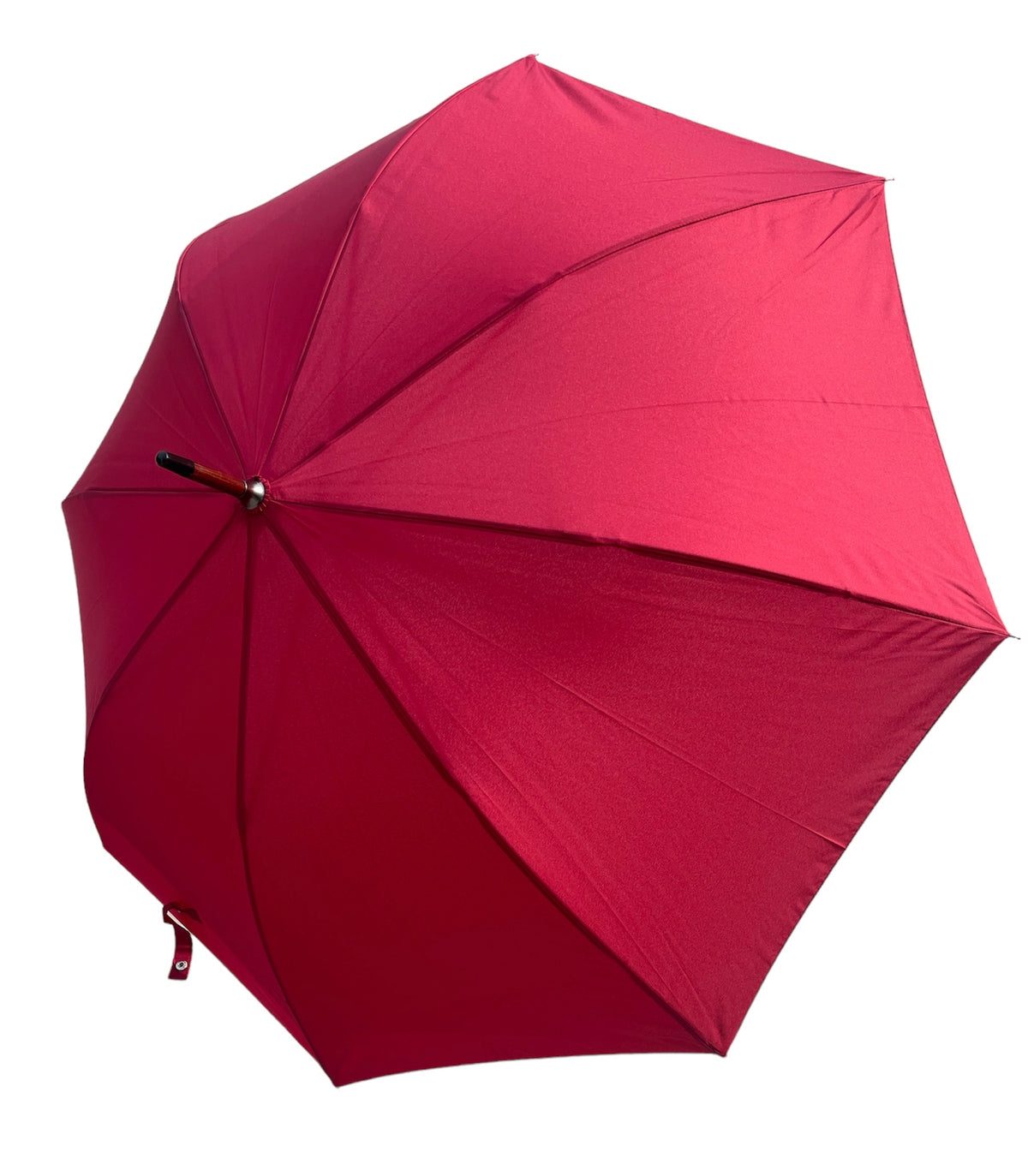 The Oslo Automatic Wind Resistant Umbrella - Wood Hook Handle - Umbrellaworld