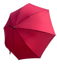 The Oslo Automatic Wind Resistant Umbrella - Wood Hook Handle - Umbrellaworld