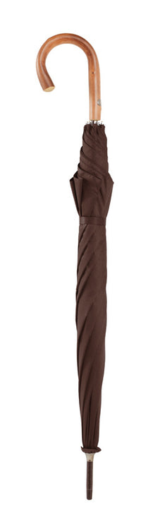 Bugatti Knight Luxury Handmade Auto Walking Umbrella - Brown - Umbrellaworld