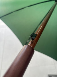 The Oslo Automatic Wind Resistant Umbrella - Wood Hook Handle - Umbrellaworld