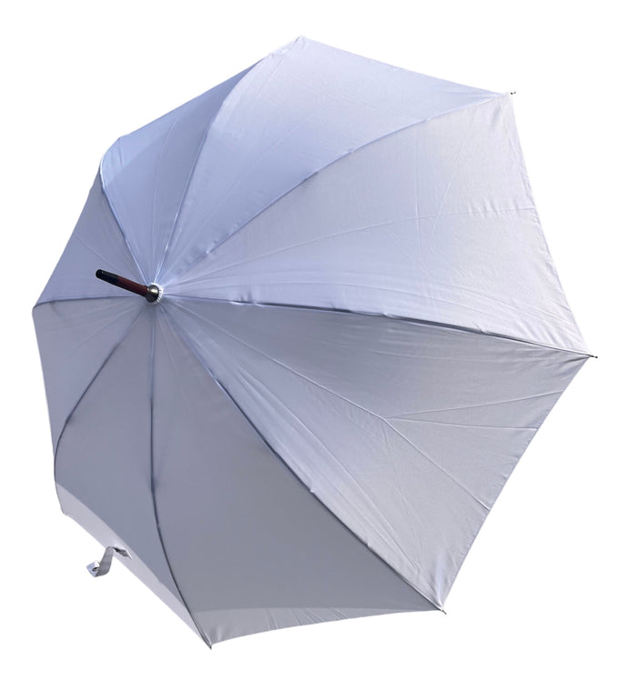 The Oslo Automatic Wind Resistant Umbrella - Wood Hook Handle - Umbrellaworld