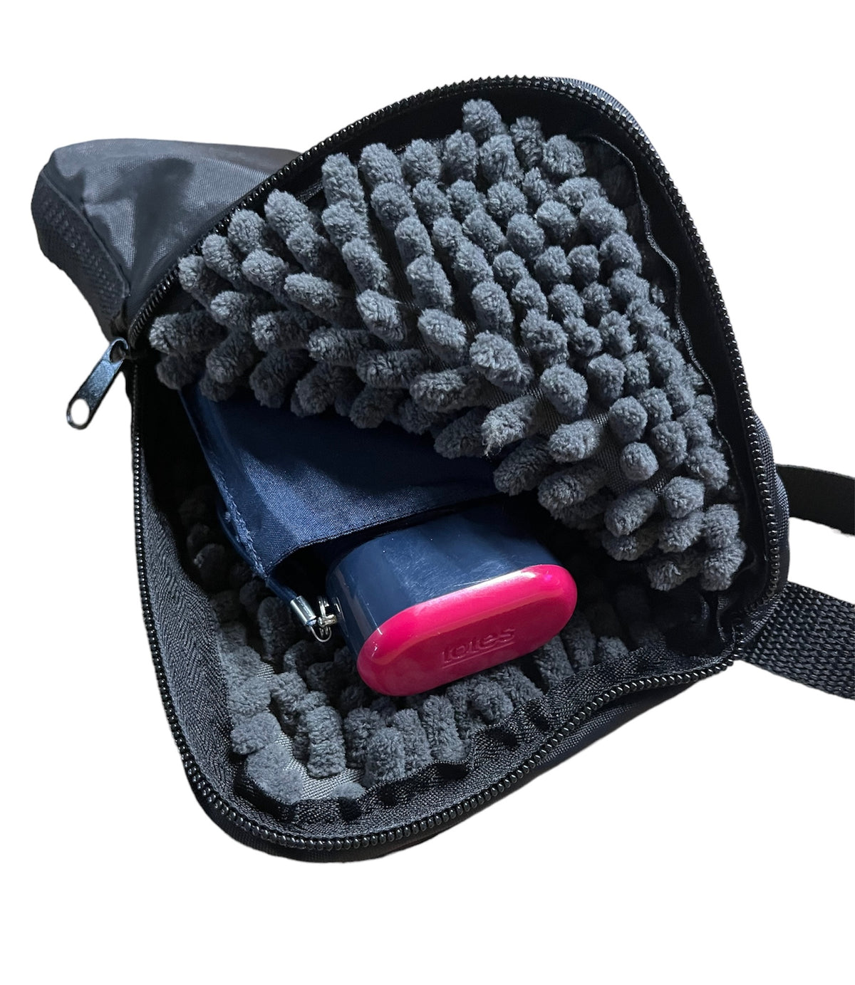 BrollyDry Folding Umbrella Case - Black / Grey - Umbrellaworld