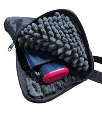 BrollyDry Folding Umbrella Case - Black / Grey - Umbrellaworld