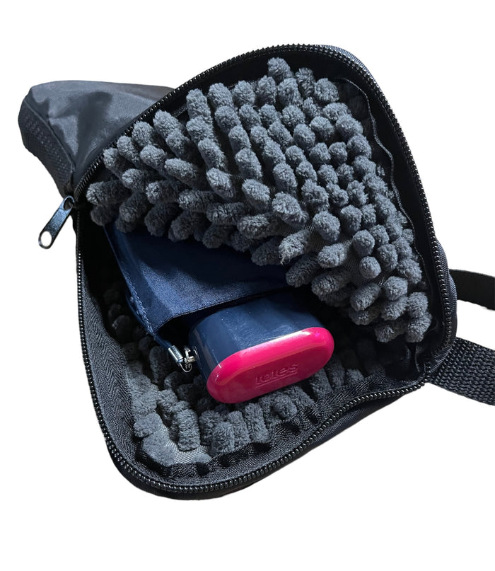 BrollyDry Folding Umbrella Case - Black / Grey - Umbrellaworld