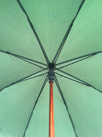 The Oslo Automatic Wind Resistant Umbrella - Wood Hook Handle - Umbrellaworld