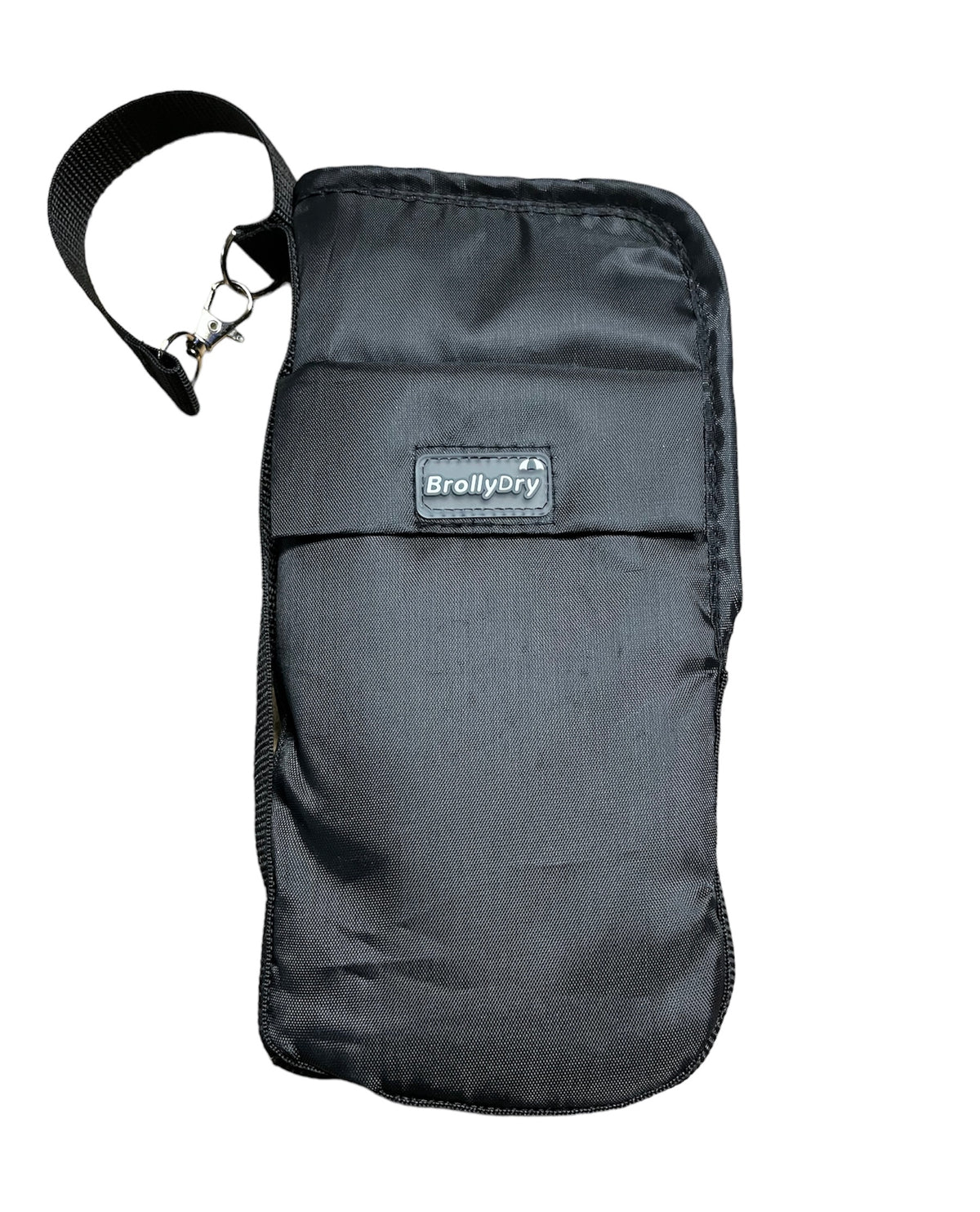 BrollyDry Folding Umbrella Case - Black / Grey - Umbrellaworld