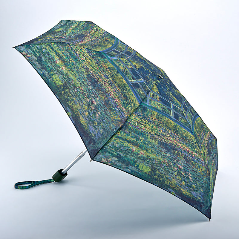 National Gallery Tiny Folding Umbrella - Monet 'Water-Lily Pond' - Umbrellaworld