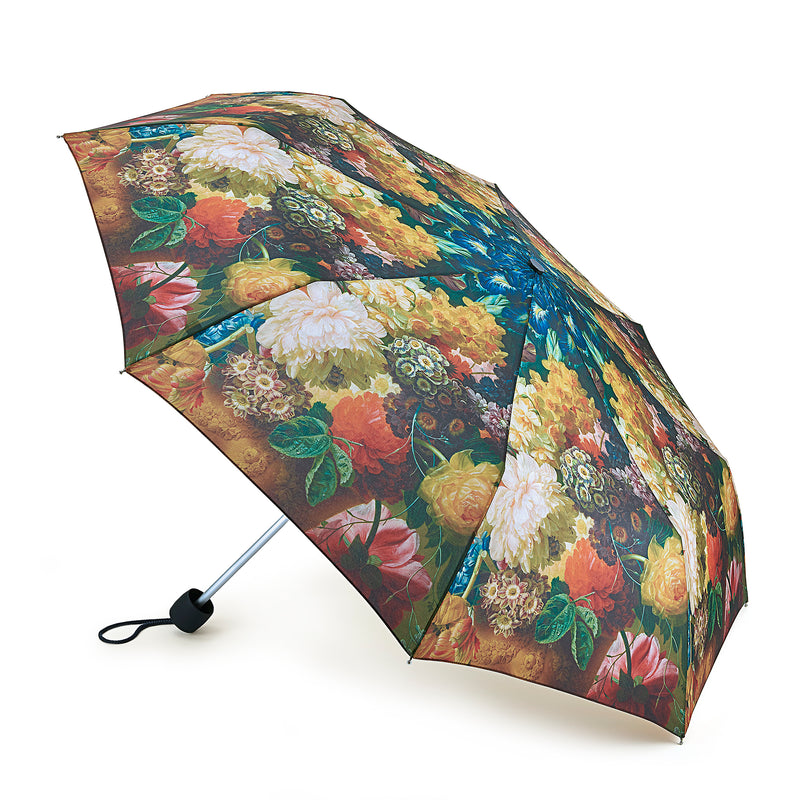 National Gallery Minilite Folding Umbrella - Flowers in a vase - Umbrellaworld