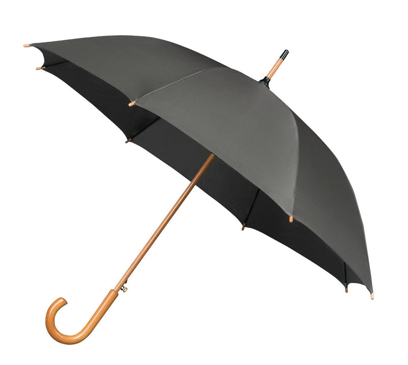 The Alrai Wood Handle Auto Walking Umbrella