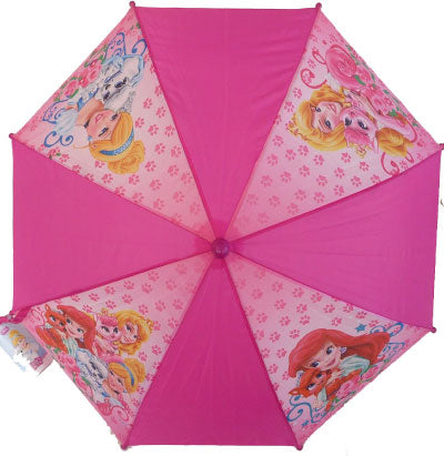 Children's Character "Palace Pets" Pink Umbrella
