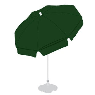 Patio / Garden / Beach Parasol Umbrella - Dark Green - Umbrellaworld