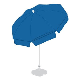 Patio / Garden / Beach Parasol Umbrella - Blue