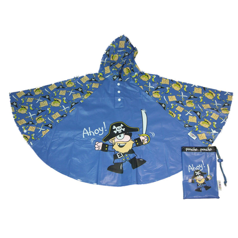 Bugzz Children's Waterproof Poncho - Pirate - Umbrellaworld