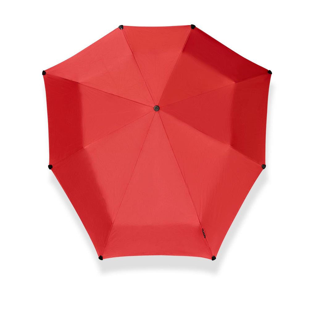 Senz Manual Folding Windproof Umbrella - Red - Umbrellaworld