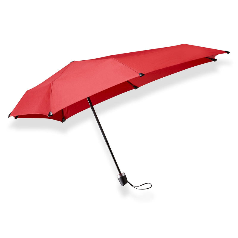 Senz Manual Folding Windproof Umbrella - Red - Umbrellaworld