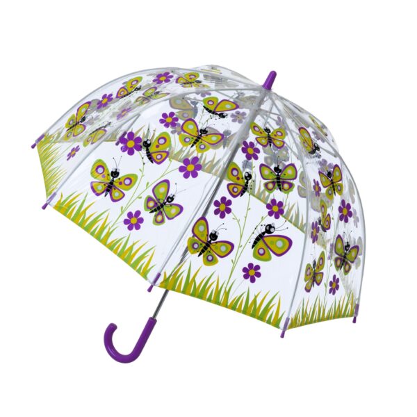 Children's PVC Dome Butterflies Umbrella by "Bugzz" - Umbrellaworld