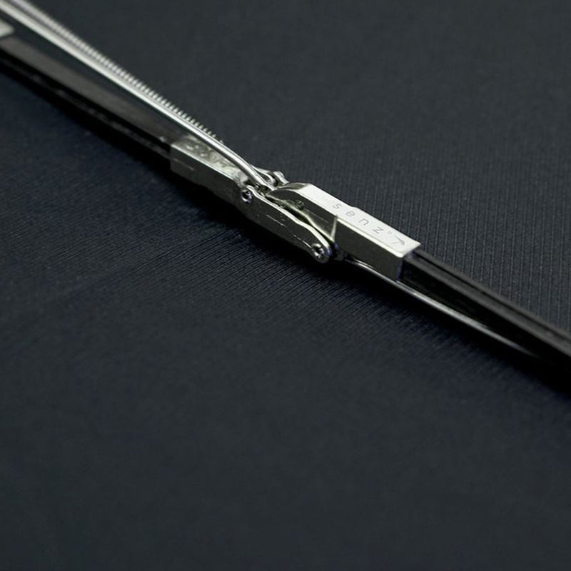 Senz AOC Deluxe Folding Windproof Umbrella - Pure  Black - Umbrellaworld