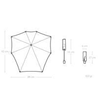 Senz Manual Folding Windproof Umbrella - Midnight Blue - Umbrellaworld