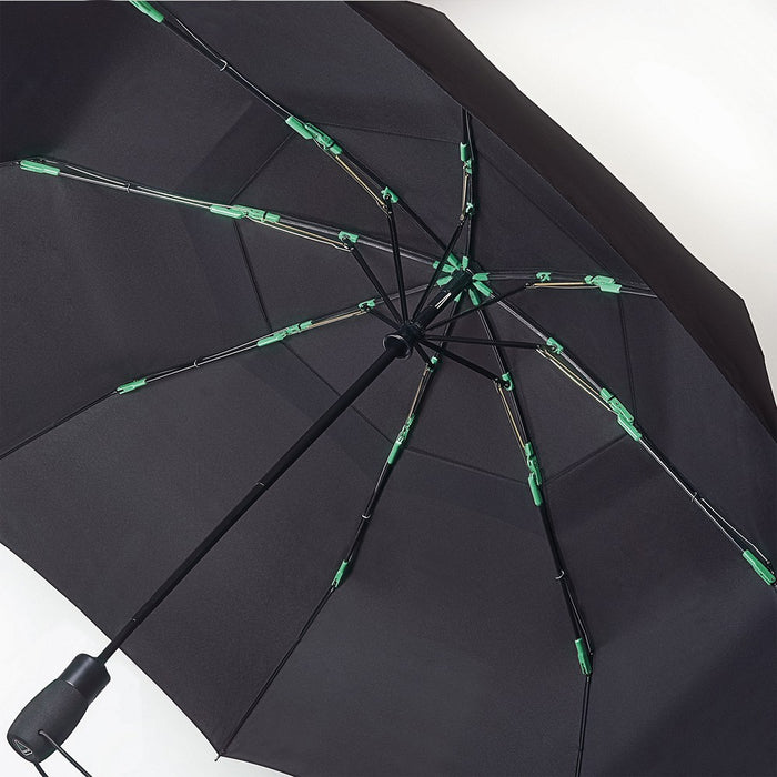 Fulton Performance 'Tornado' Golf Size Folding Umbrella - Black (due May 24) - Umbrellaworld