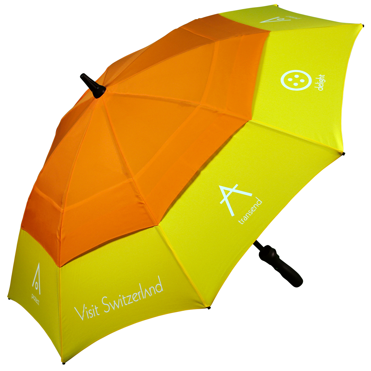Pro-Brella Mid Size Vented Canopy Promotional Umbrella - MOQ 25 Pieces - Umbrellaworld