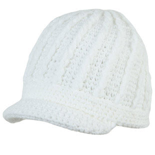 Barts infant 'Liv Beanie' White Winter Hat 43cm - Umbrellaworld
